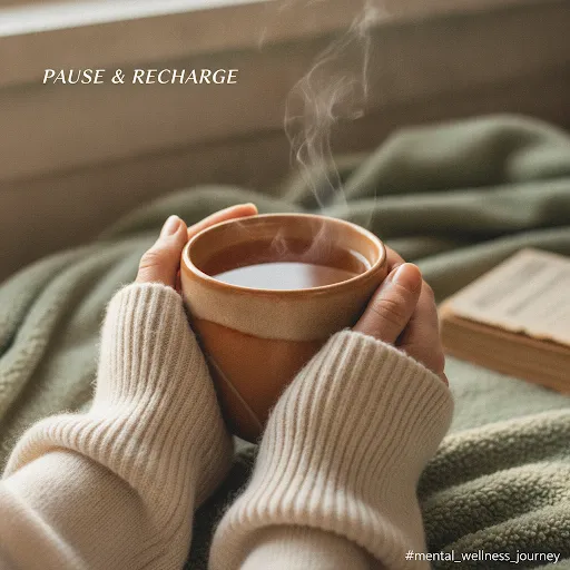 Mental wellness tea Instagram post