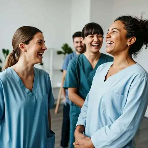 Diverse group of healthcare professionals